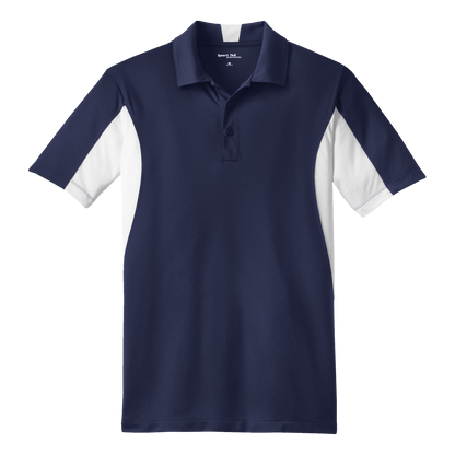 IB1706M Mens Side Blocked Mircopique Polo