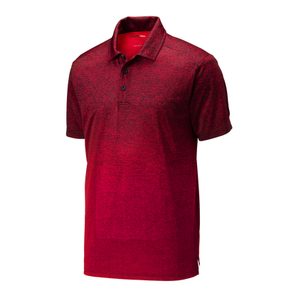 IB1909 Mens Ombre Heather Polo