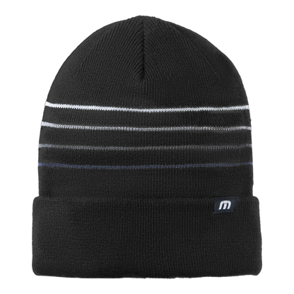 IB2614 Striped Cuffed Beanie