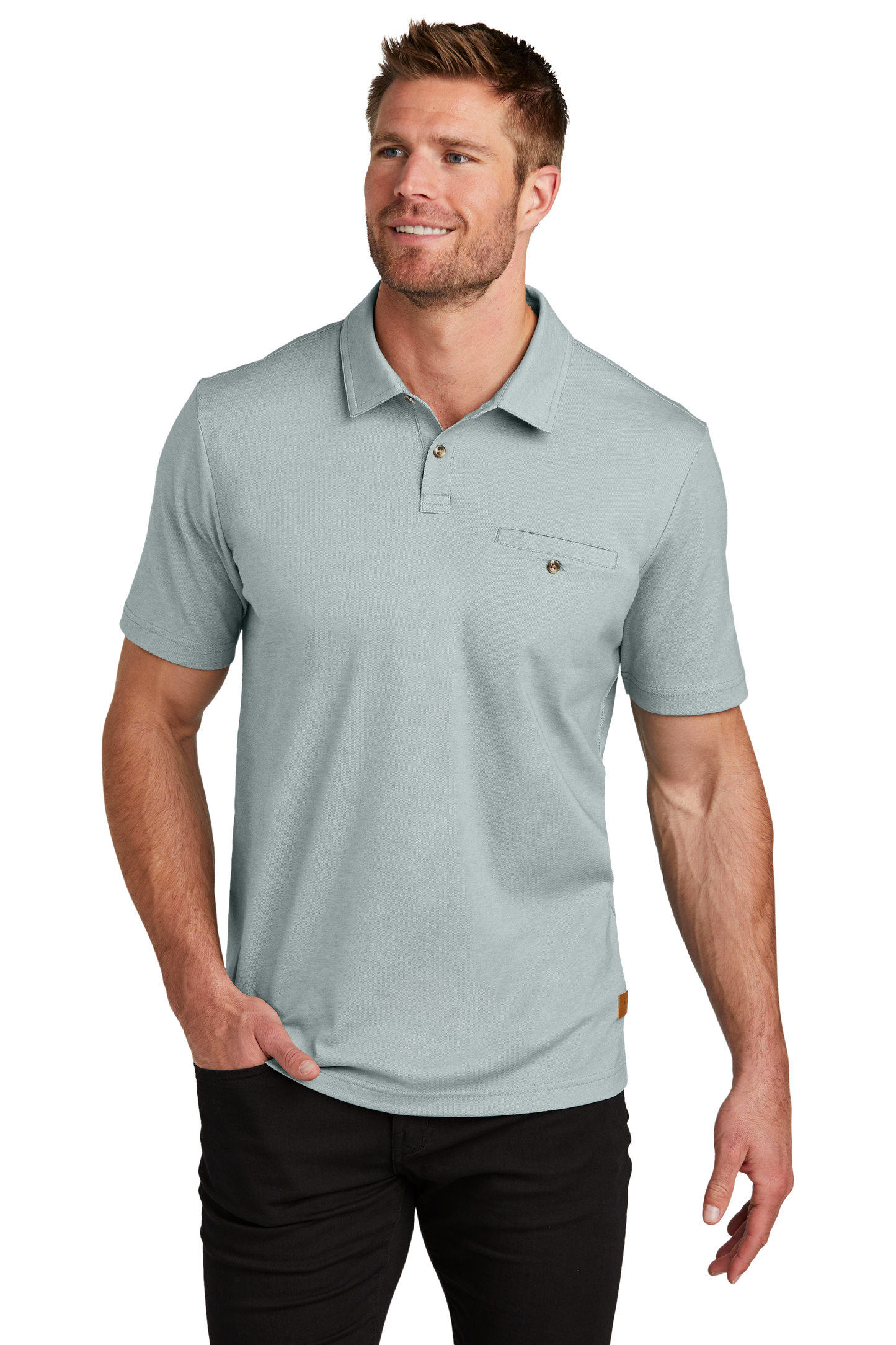 IB2522M Sunsetters Pocket Polo